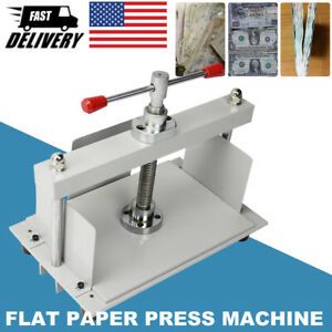 A4 Manual Flat Paper Press Machine Heavy Duty Paper Book Binding Finishing Tool