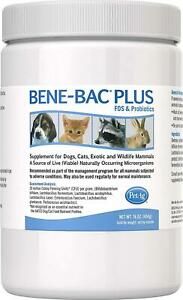 PetAg Bene-Bac Plus Pet Powder with FOS and Probiotics - Recommended for All to