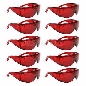 10 Dental Protective Glasses Goggles for Curing Light Teeth Whitening Light Lamp