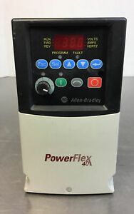 Allen-Bradley 22B-D2P3N104 /A   AC Drive 0.75kW/1HP 3Ph 0-400Hz 2.3A 0-460V  1C