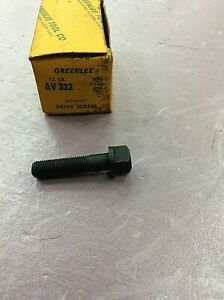 Greenlee AV322  Drive Screw size 9.5mm 3/8&#034;  500-6976.4 New