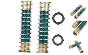 Garden Hose Coiled Spring Protector with Solid Brass Faucet Hoses Coupling