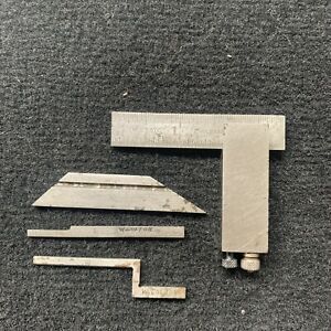 VINTAGE  STARRETT TOOL AND DIE MAKERS SQUARE SET No.453