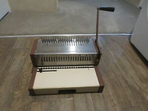 HIC Manual Plastic Comb Binding Machine HPB-210 + Accessories