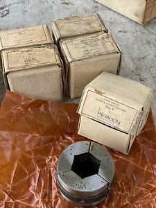 WARNER &amp; SWASEY #5 COLLET PADS HEX 1-7/16&#034;