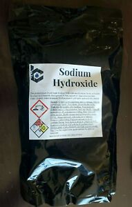 Belle Chemical Sodium Hydroxide 100% Pure Caustic Soda Food Grade 2.5 lbs = 40oz
