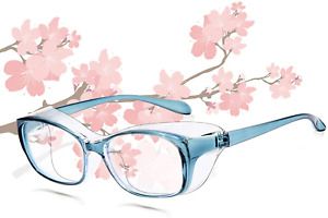Unisex Anti Fog Safety Goggles Light Blocking Glasses Eye Protection With Blue