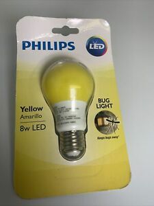 PHILIPS 929001998105 LED Bulb,A19,3000K,60 lm,8W