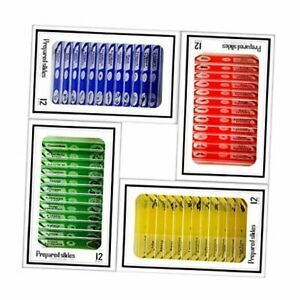 Microscope Sample Prepared Slides 48pc Kids Plastic Prepared Microscope Slides