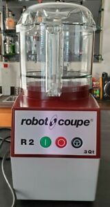 Commercial Grade Robot Coupe R2 Food Processor, 3 QT Bowl CLEAR