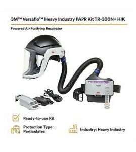 PAPR Respirator, Versaflo Powered Air Purifying Respirator Kit, TR-300N+ HIK,New