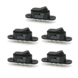 5PCS 3Pin 2 Position Rocker Switch Rice Cooker Household Appliances with Ears