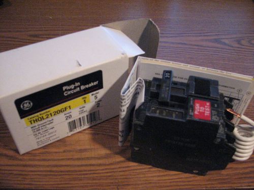 New general electric thql2120gf1 20a 2-pole 120/240v circuit breaker for sale
