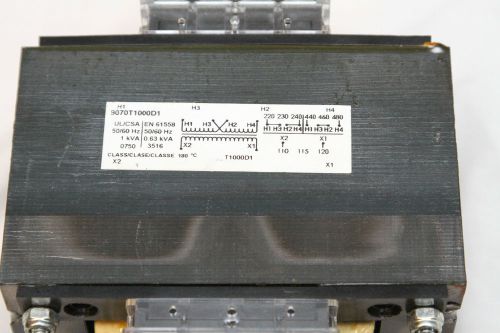 Square d 1 kva 1.0 transformer control step down nos 240 480 to 120  1000 va for sale