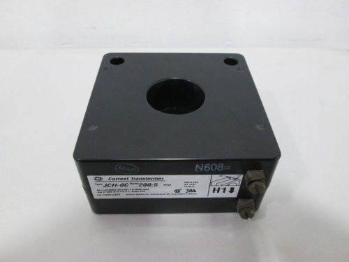 General electric ge jch-oc 750x112019 200:5a amp current transformer d327840 for sale