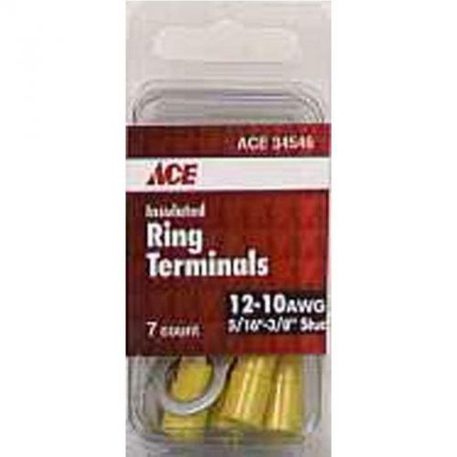 Insulated ring terminal vinyl insulated ace wire connectors 34546 082901345466 for sale