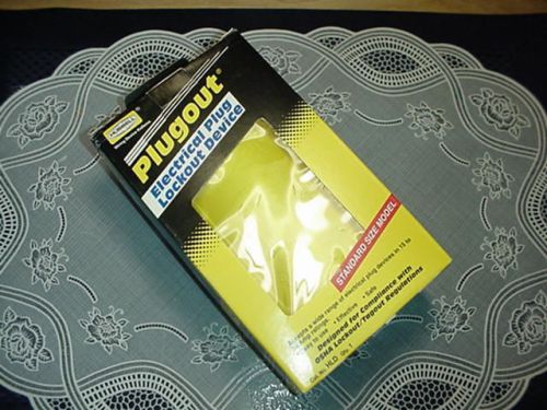 Hubbell plugout electrical plug lockout hld 65695 nib for sale