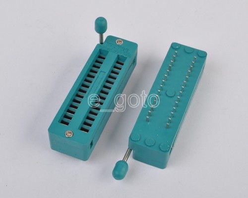 1pcs zif 28-pin test universal 28 pins ic socket narrow connectors for sale