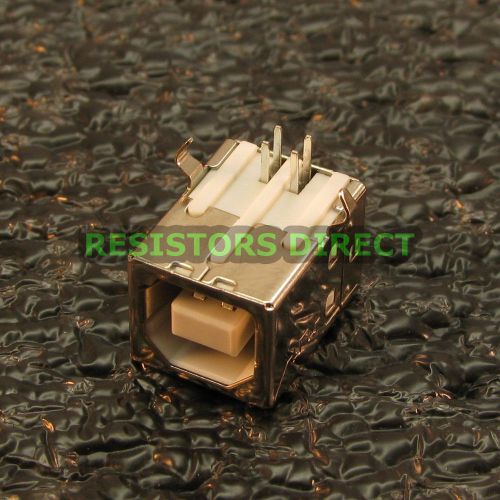 10x usb type b female right angle pcb mount socket port connector replacement for sale