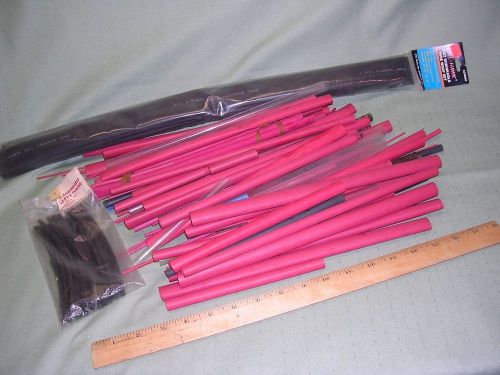 Heat shrink tubing, large lot, assorted sizes and colors, new for sale