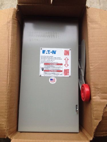 60 Amp Disconnect. Eaton 60a Heavy Duty Safety Switch Type 3 Rainproof! New!