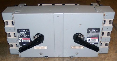 Siemens v7f3244  200 amp 240 volt twin unit fusible switch for sale