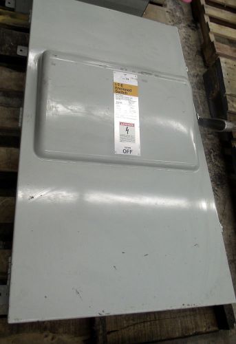 I-t-e f325h fusible 400 amp heavy duty enclosed switch for sale