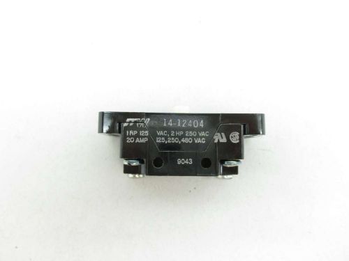 New itw 14-12404 480v-ac 20a amp snap action limit switch d446677 for sale