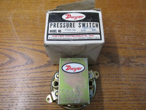 NEW NOS Dwyer 1910-10 Pressure Switch Compact Low Differential 1900 Series