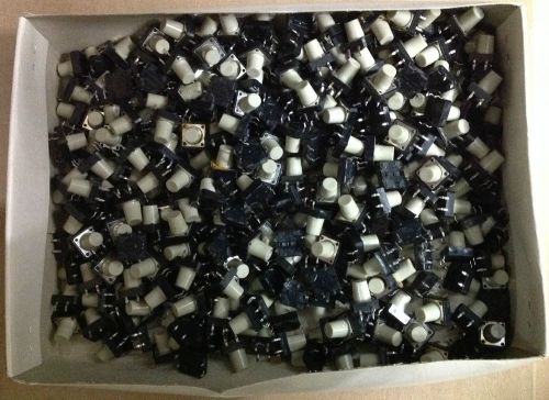 Tactile tact push button switch lots, 12 X 12 X 12mm, sold as is