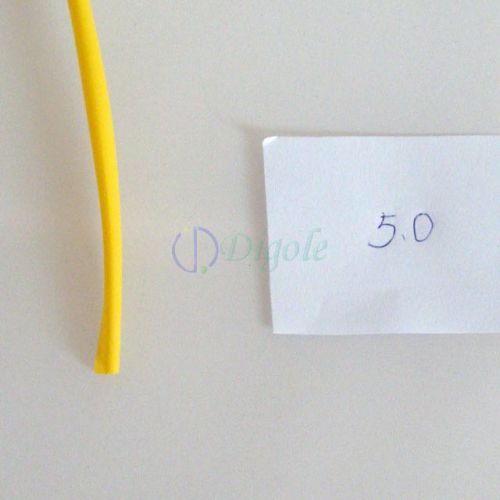 Heat shrink tubing tube diameter 5mm x 2m/6ft @yellow for sale