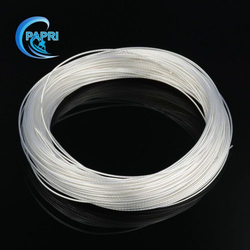 10m 32.8ft 0.12mm2 headset line diy teflon purity brass occ silver plated wire for sale