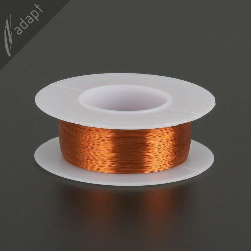Magnet wire, enameled copper, natural, 34 awg, non-solder,  200c, ~1/8lb. 988&#039; for sale