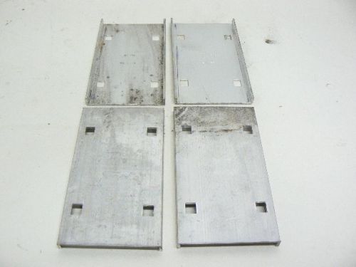 4 Cooper B-Line 9A-1004 Cable Tray Wedge Lock Splice Plates, 3&#034; NEMA 4&#034; High