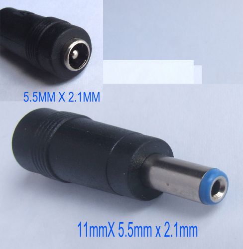 2PCS 5.5x2.1mm female jack to 5.5 X 2.1mm DC Power Charger for Notebook Tablets