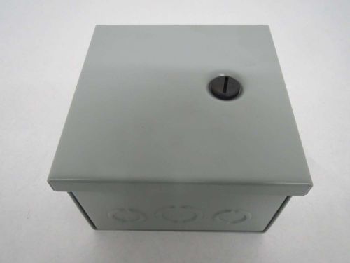 New hoffman ahe6x6x4 steel 6x6x4in  wall-mount electrical enclosure b396947 for sale