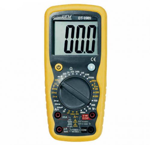 Brand cem dt-9905 high 2000 counts lcd display precision digital multimeter for sale