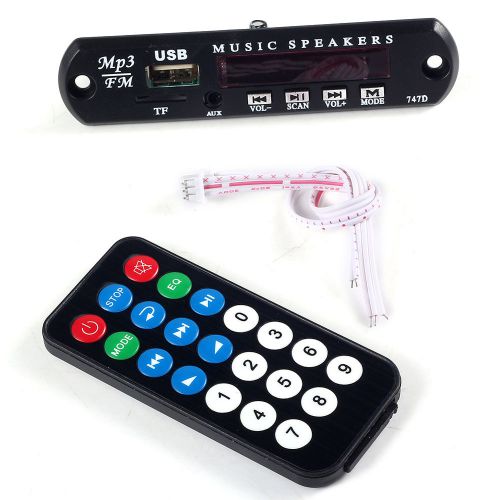 Remote music speaker usb mp3 decoder decoding board wireless audio module new for sale
