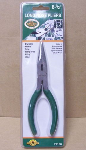 HB SMITH TOOLS 6-1/2&#034; Long Nose Pliers #79106 NEW