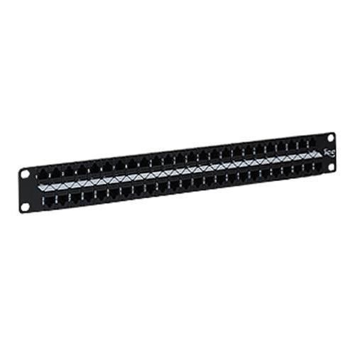 ICC ICMPP48C51 PATCH PANEL, CAT5E, FEEDTHRU, 48-P, 1RMS