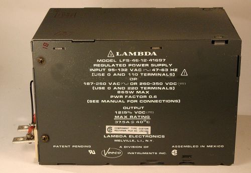 Lambda 12vdc power supply  lfs-46-12-41697 for sale