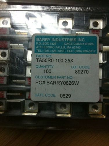 TA50R0-100-25X BARRY ALUMINUM NITRIDE. FLANGED TERMINATION