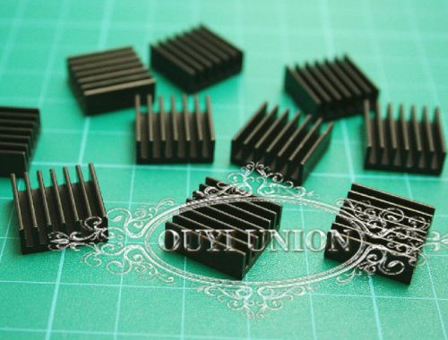 10pc14x14x6mm aluminum heat sink heatsink chip for ic led power transistor new for sale