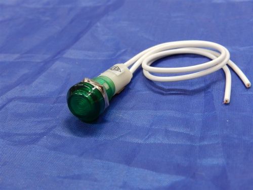 Lot of 10 new pli-9w-rt-23g-120v-n neon 9mm mini pilot light green 120v ac/dc for sale