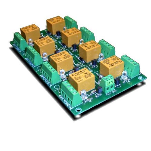 8 Relay Board for your AVR, PIC  Project - 24V