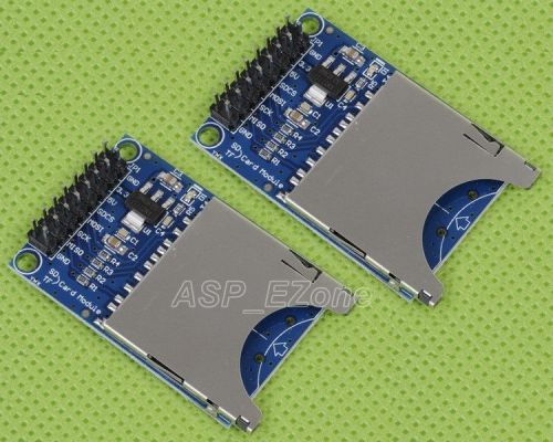 2pcs new sd card module slot socket reader for arduino arm mcu for sale