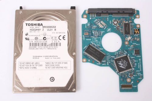 TOSHIBA MK509GSX 80GB 2,5 SATA HARD DRIVE / PCB (CIRCUIT BOARD) ONLY FOR DATA