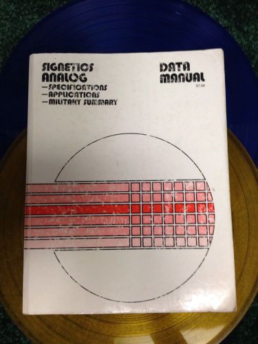 1977 Signetics Analog Data Manual Specifications Military Applications Summary