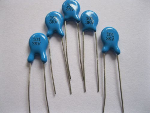 1000 pcs ceramic disc capacitors 3000v 3kv 101pf 0.0001uf for sale