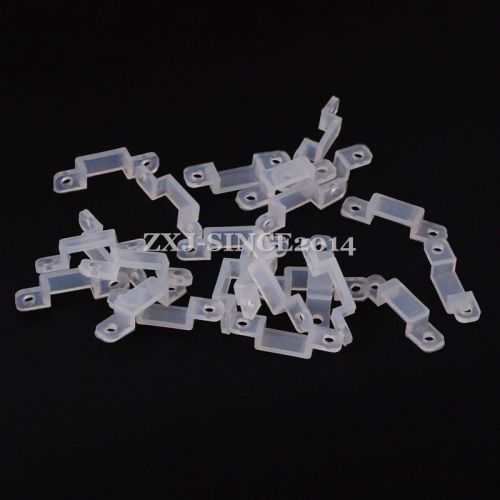 200pcs 8mm Silicon Clip for Fixing 3528 2835 2811 8mm Waterproof LED Strip Light